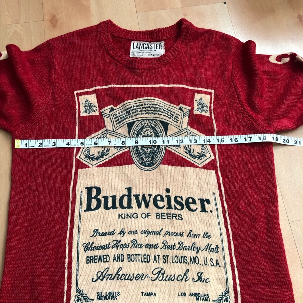 Budweiser sweater Large - Picture 4 of 6